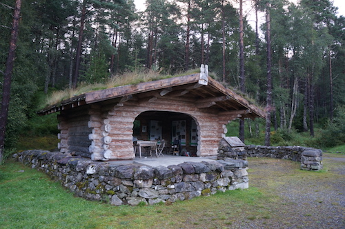 Log cabin near Rosehall